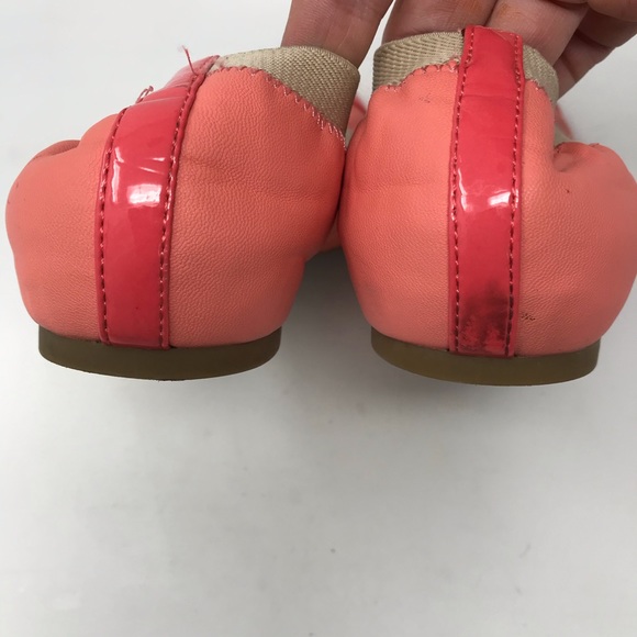 J Crew Marley Pink Patent Ballet Flats Shoes 50483 - Picture 3 of 8